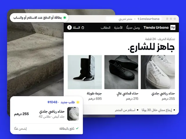 المواقع والمتاجر الإلكترونية: مثال بنشاط خيالي وبيانات تجريبية