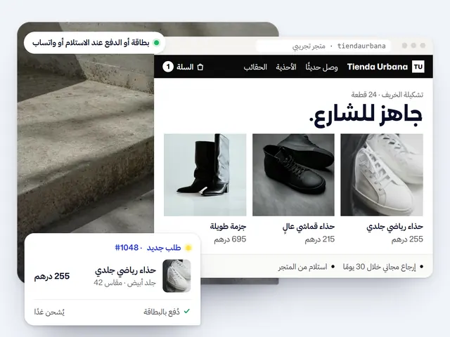 المواقع والمتاجر الإلكترونية: مثال بنشاط خيالي وبيانات تجريبية